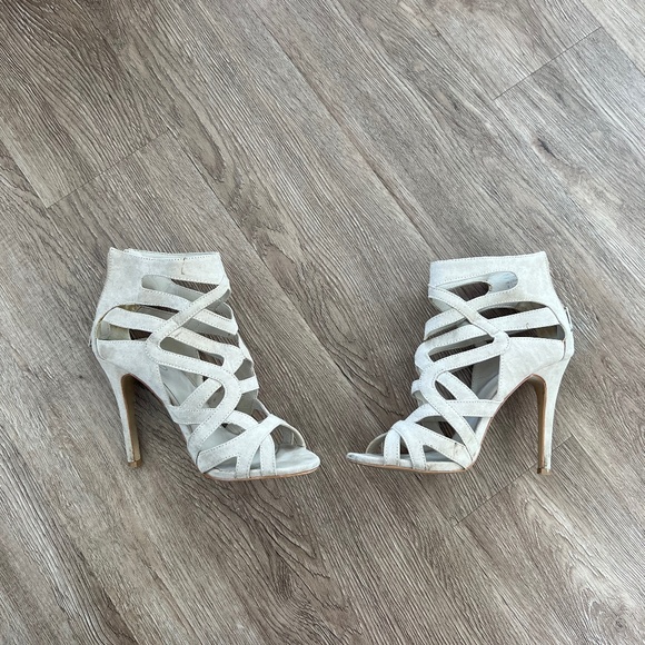 Aldo Shoes - Aldo Tan Cage Heels